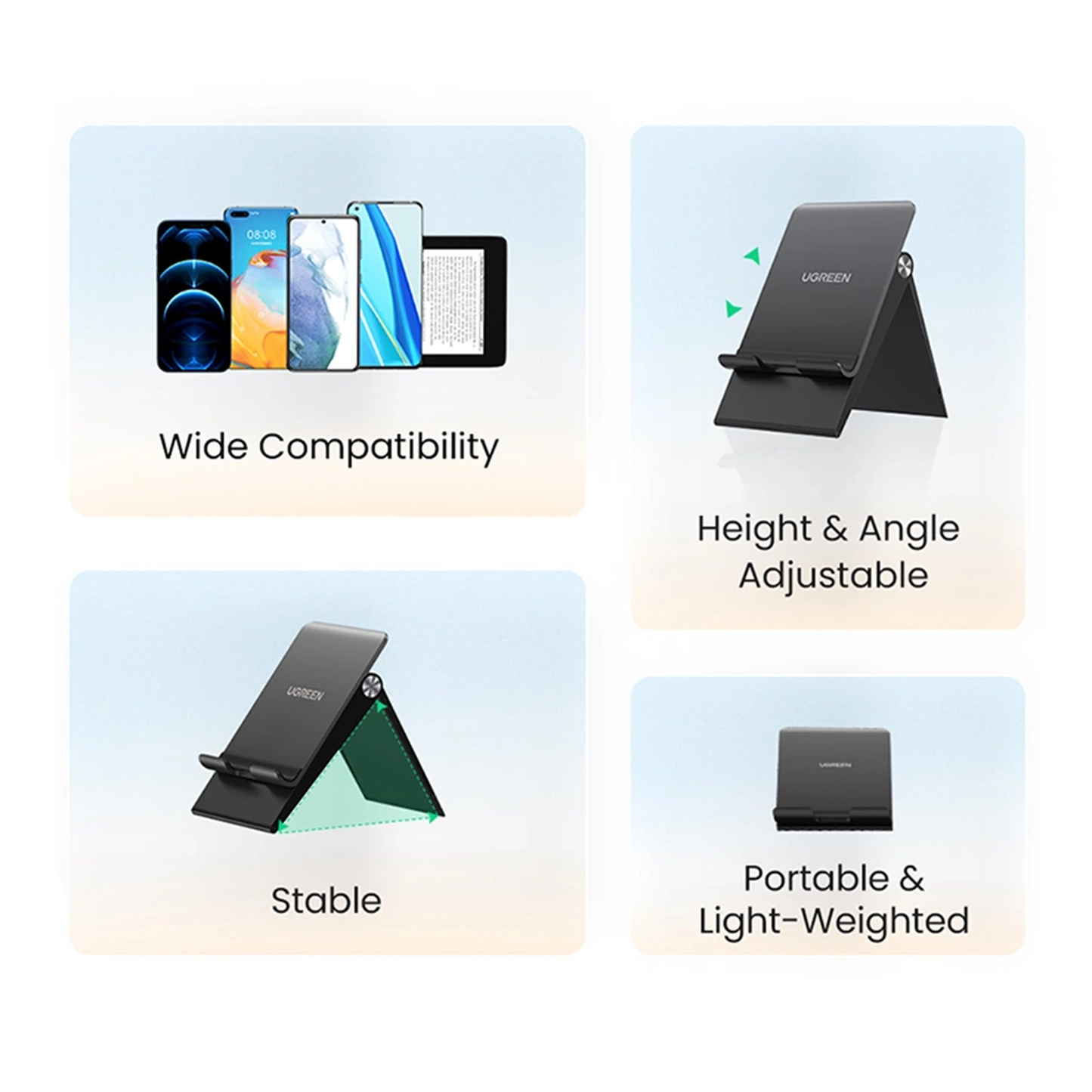 UGREEN Multi-Angle Phone Stand With Height Adjustable -Multicolor/ LP247