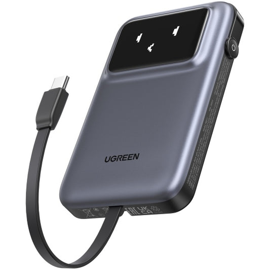 UGREEN Uno Magnetic Wireless Power Bank 10000mAh - Grey / PB764 -45329