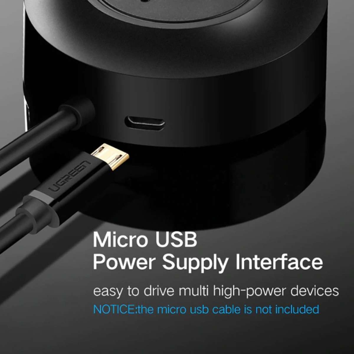 Ugreen HUB USB2.0 4x USB-A 480Mbps 1m / CR106
