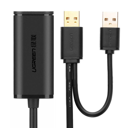 Ugreen 5m usb 2.0 active extension black / 20213