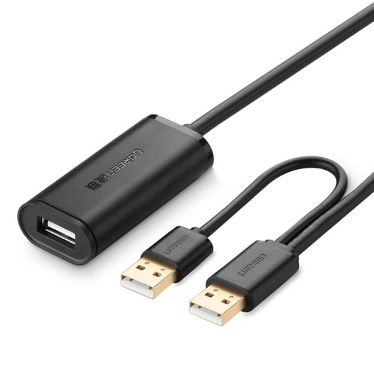 Ugreen 5m usb 2.0 active extension black / 20213