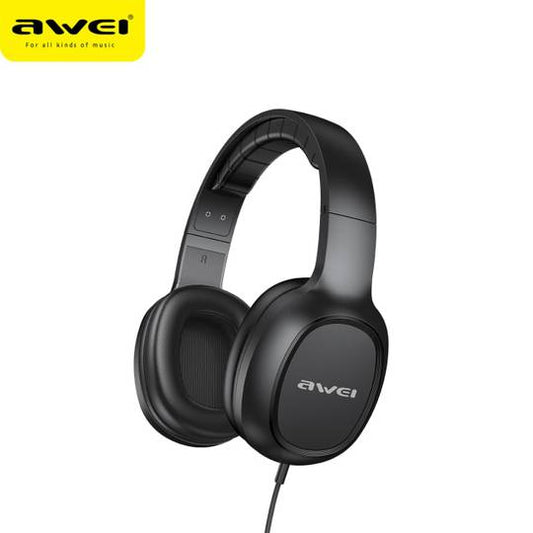 سماعة رأس سلكية AWEI GM-6 مقاس 3.5 ملم مع ميكروفون