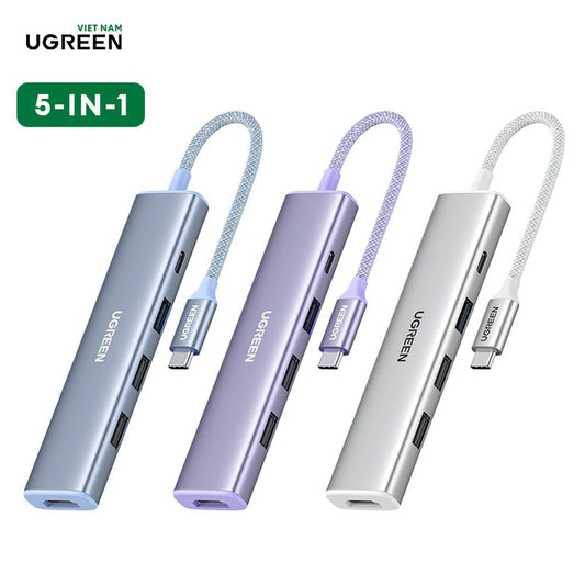 UGREEN Revodok 5-in-1 USB C Hub (PD 100W, 4K@30Hz) - Multicolor | CM478