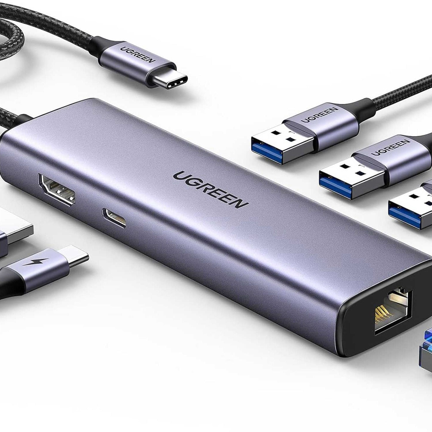 Ugreen 6-in-1 Multifunctional USB-C Hub / 45000
