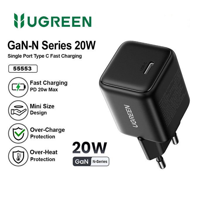 UGREEN 20W USB-C GaN Fast Charger EU /X512