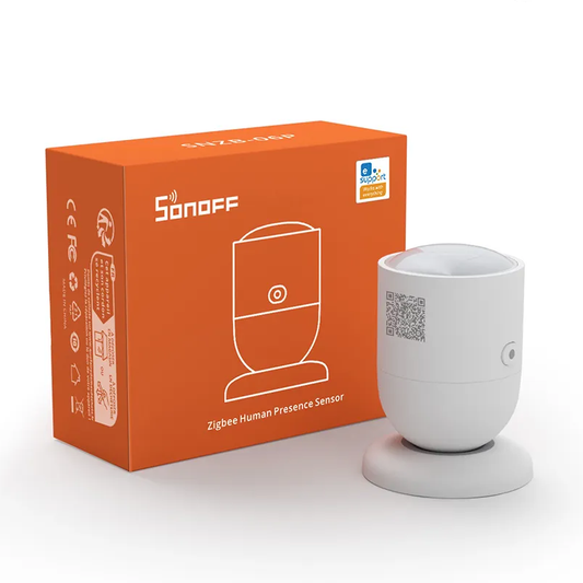 مستشعر الوجود البشري Sonoff SNZB-06P Zigbee - كشف متقدم لموجات المليمتر مع استشعار الضوء ومدى 4 أمتار