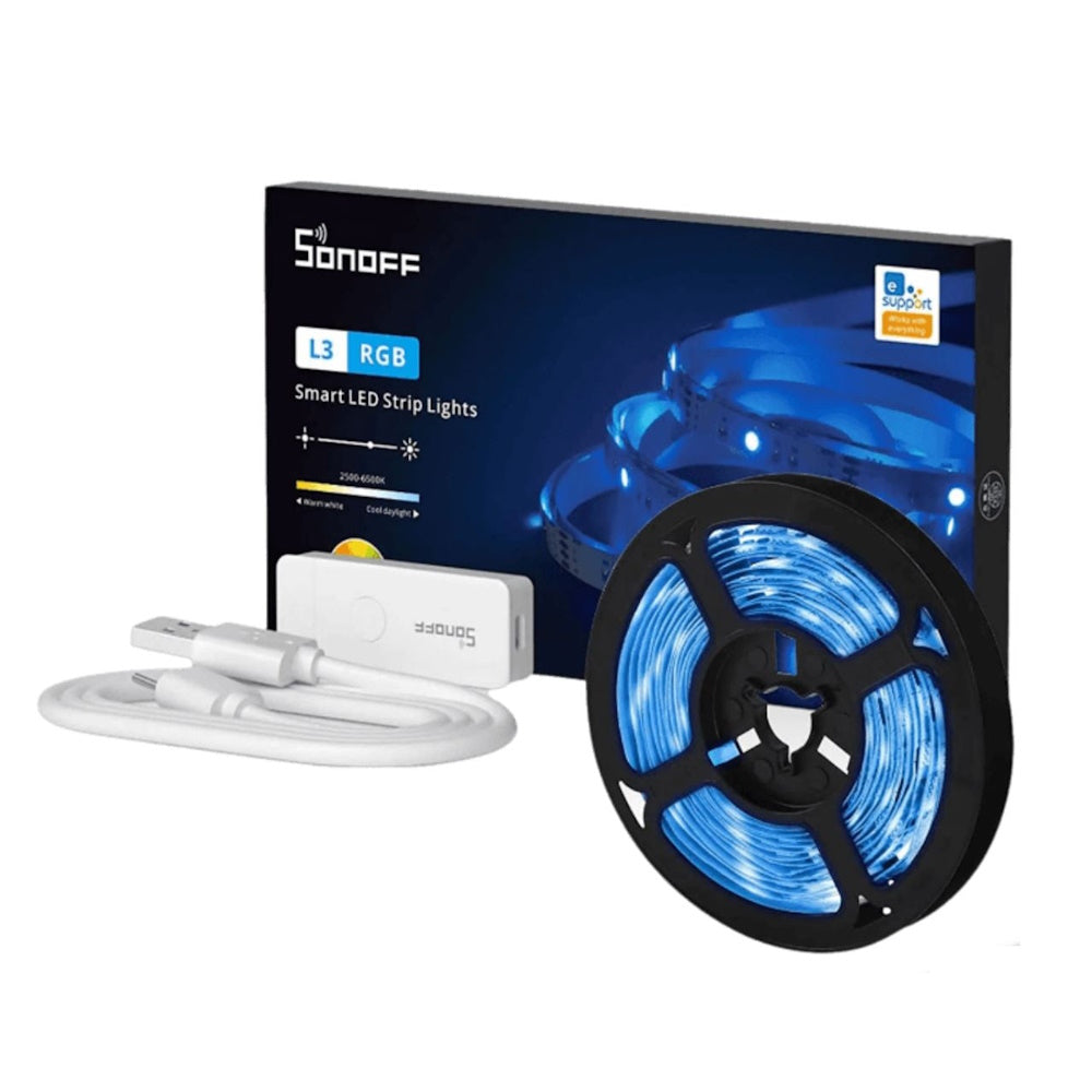 أضواء شريطية LED ذكية من SONOFF RGB (الموديل: L3-5M)