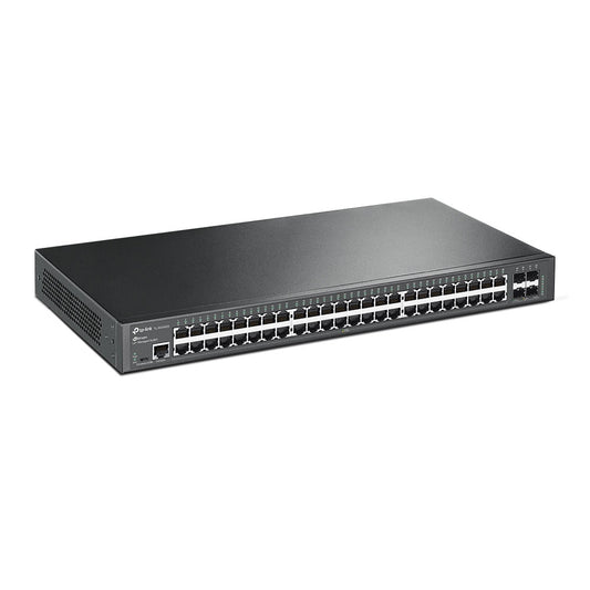 مفتاح TP-Link JetStream المُدار ذو 48 منفذ Gigabit L2+ مع 4 فتحات SFP+ 10GE / TL-SG3452X