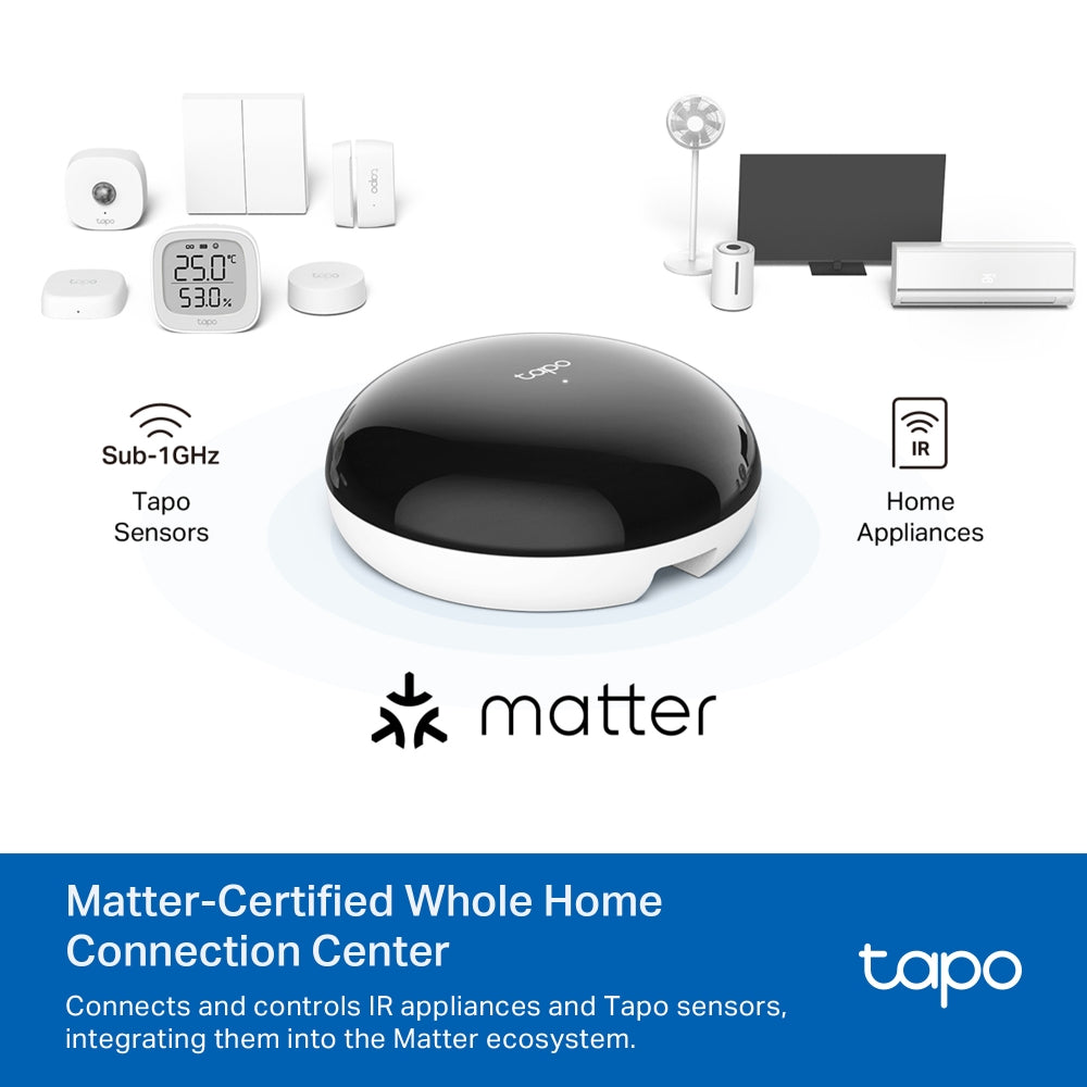 جهاز تحكم عن بعد ذكي عام من تابو - أسود