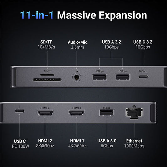 UGREEN Revodok Pro 211 11 in 1 USB C Hub / 15965