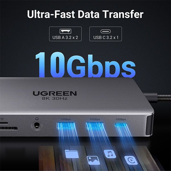 UGREEN Revodok Pro 211 11 in 1 USB C Hub / 15965