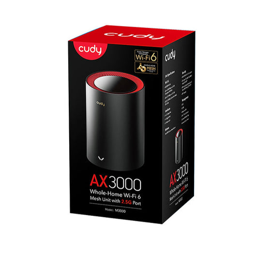 نظام Cudy M3000 AX3000 2.5G ثنائي النطاق Wi-Fi 6 Mesh