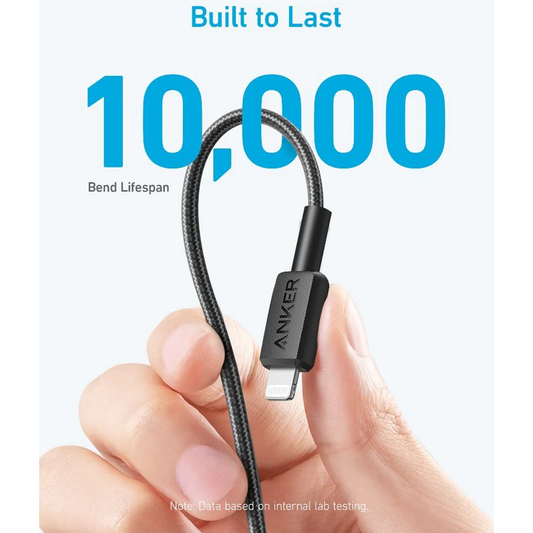 Anker 322 USB-C to Lightning Cable – (6ft Braided)