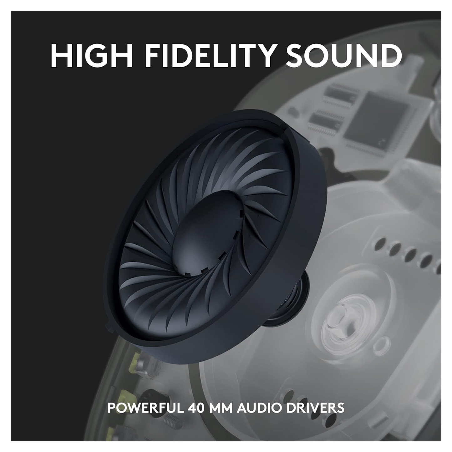 Logitech G435 LightSpeed Over Ear Wireless Gaming Headset