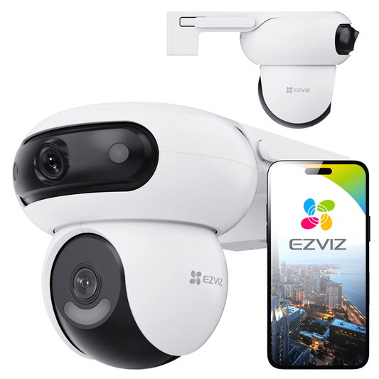 كاميرا بدقة 4 ميجا عدستين "متحركات" لكلا الكاميرتين /EZVIZ H90