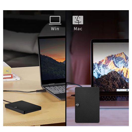 Seagate Expansion Portable, 1TB HDD, USB 3.0 For Mac & Pc