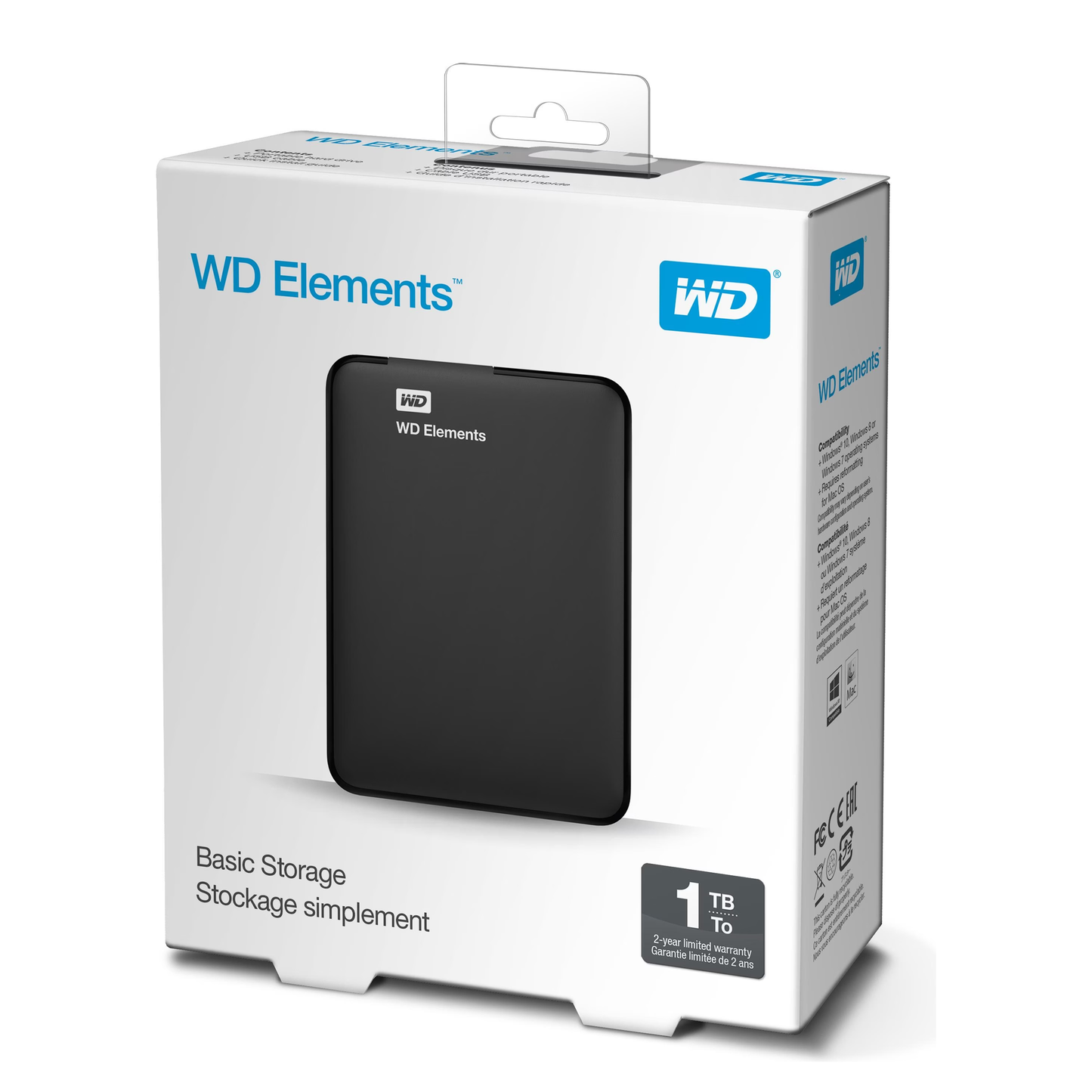 WD Elements 1 TB Portable Hard Drive
