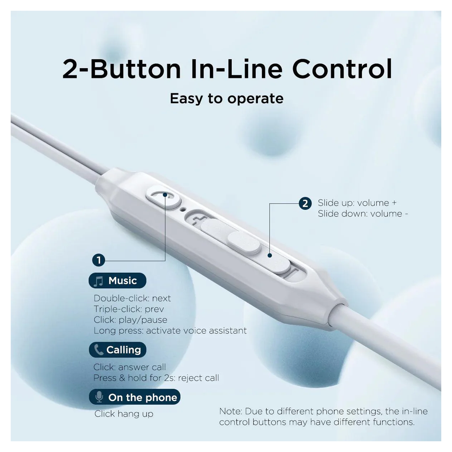 سماعات أذن JOYROOM Type-C المعدنية السلكية داخل الأذن / JR-EC06