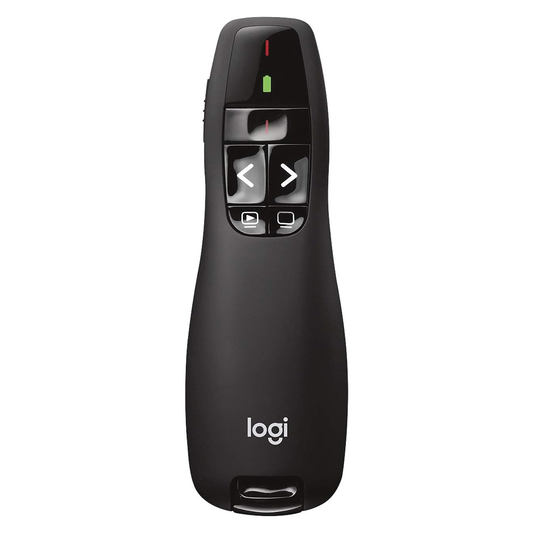 Logitech R400 Wireless Presenter Remote Clicker with Laser Pointer