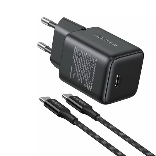 UGREEN 30W USB-C GaN Fast Charger EU (Set) -Multicolor / X513