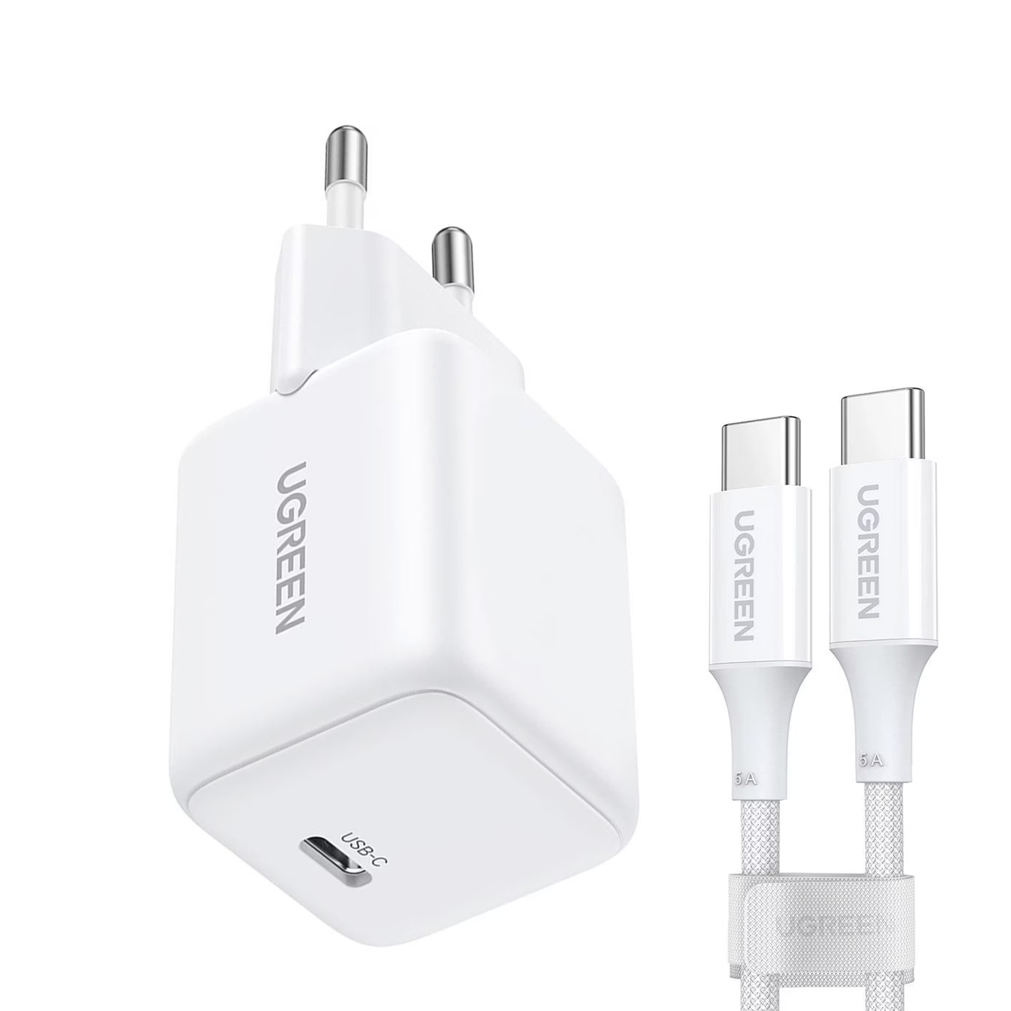 UGREEN 30W USB-C GaN Fast Charger EU (Set) -Multicolor / X513