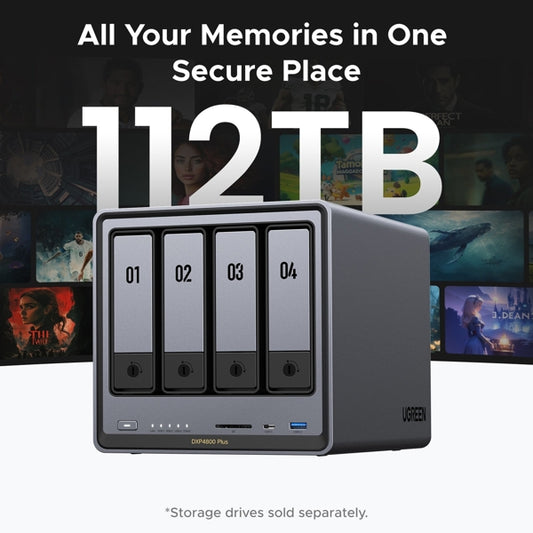 UGREEN Network Attached Storage DX4800 Plus (Diskless) EU / DXP4800 Plus / 35261