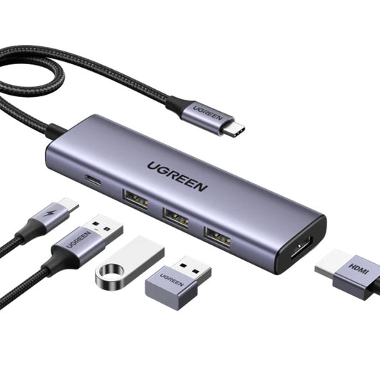 UGREEN 5-In-1 USB-C Multiport Dock with 4K@60Hz Hdmi Hub / 15597
