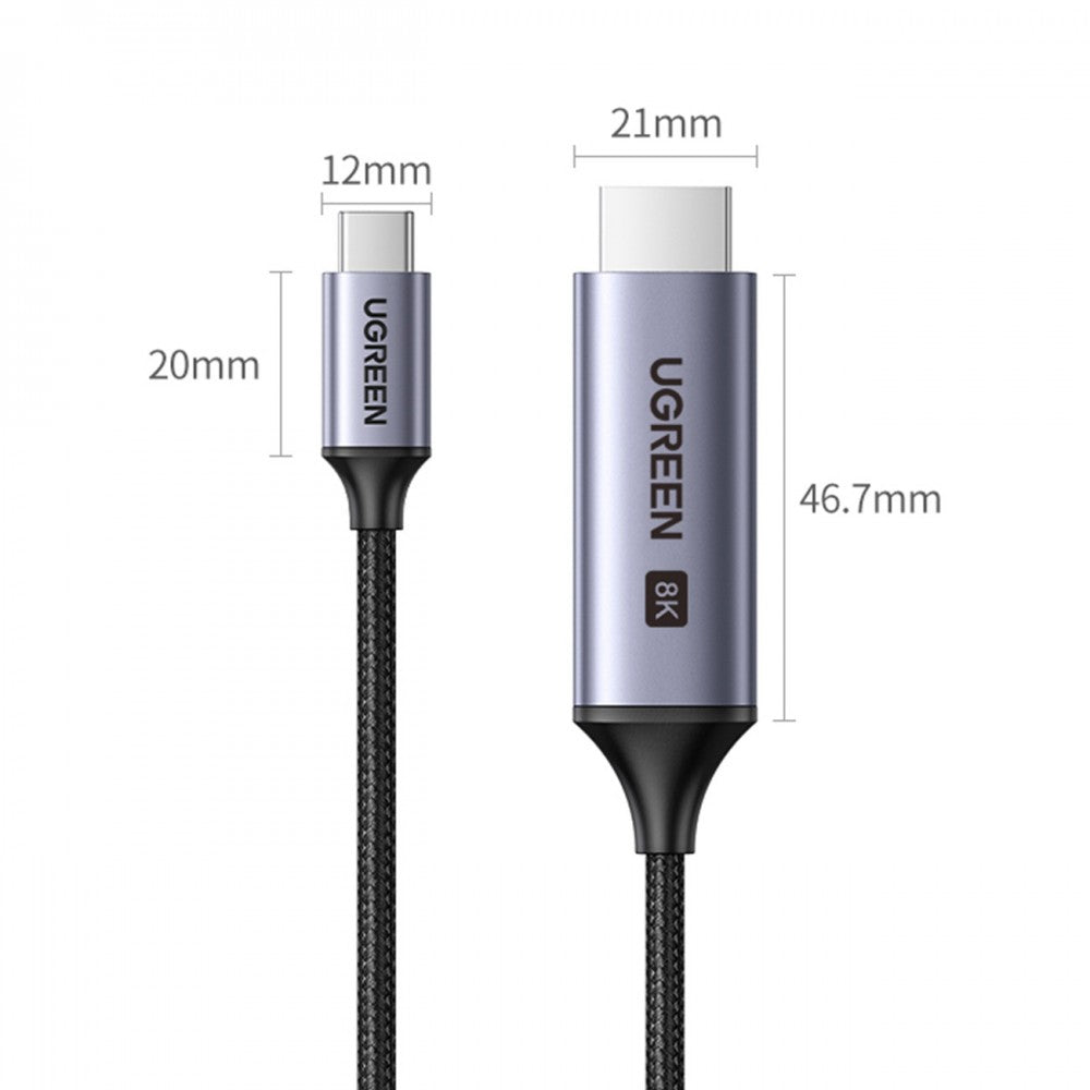 UGREEN 90451 USB Type-C to HDMI 8K@60Hz Cable (1.5 Meter) / 90451