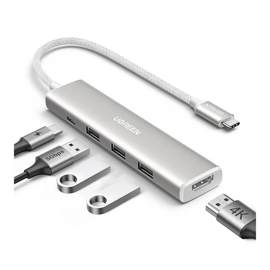 UGREEN Revodok 5-in-1 USB C Hub (PD 100W, 4K@30Hz) / CM478