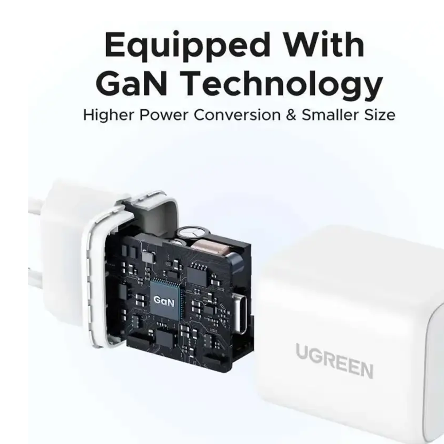 UGREEN 30W 2-Port GaN Fast Charger EU - Multicolor / X516