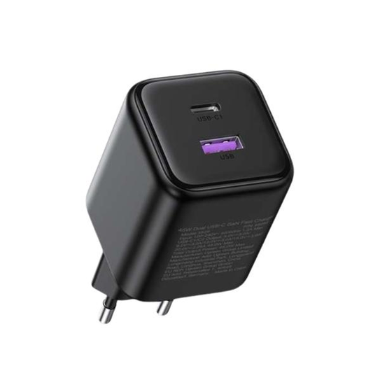 UGREEN 45W 2-Port GaN Fast Charger EU Black / X525 - 65057